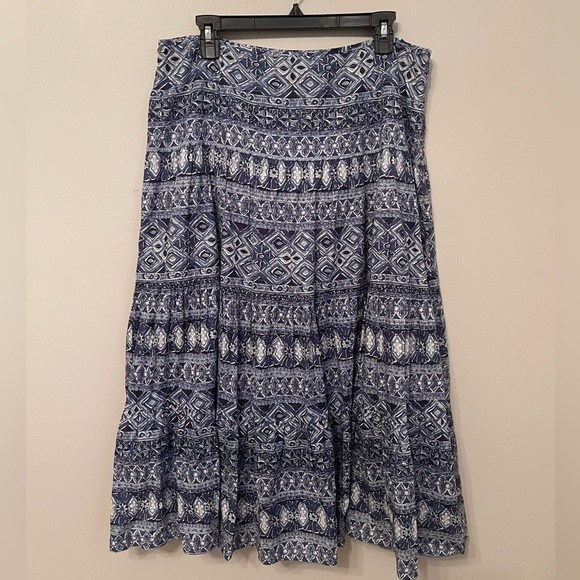 Chaps Dresses & Skirts - Chaps Maxi Tiered Boho Skirt